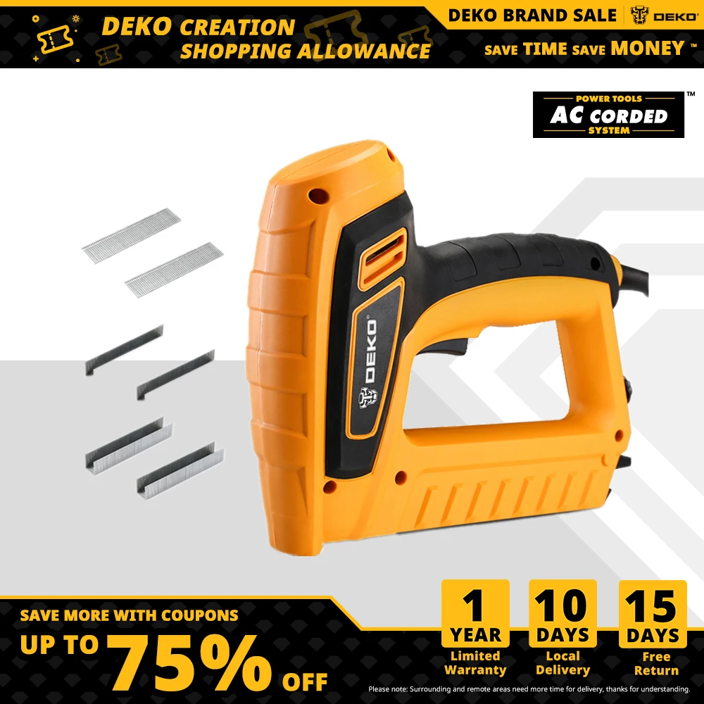 Купить Электроинструменты | DEKO DKET01 220V Staple Gun,Portable ...
