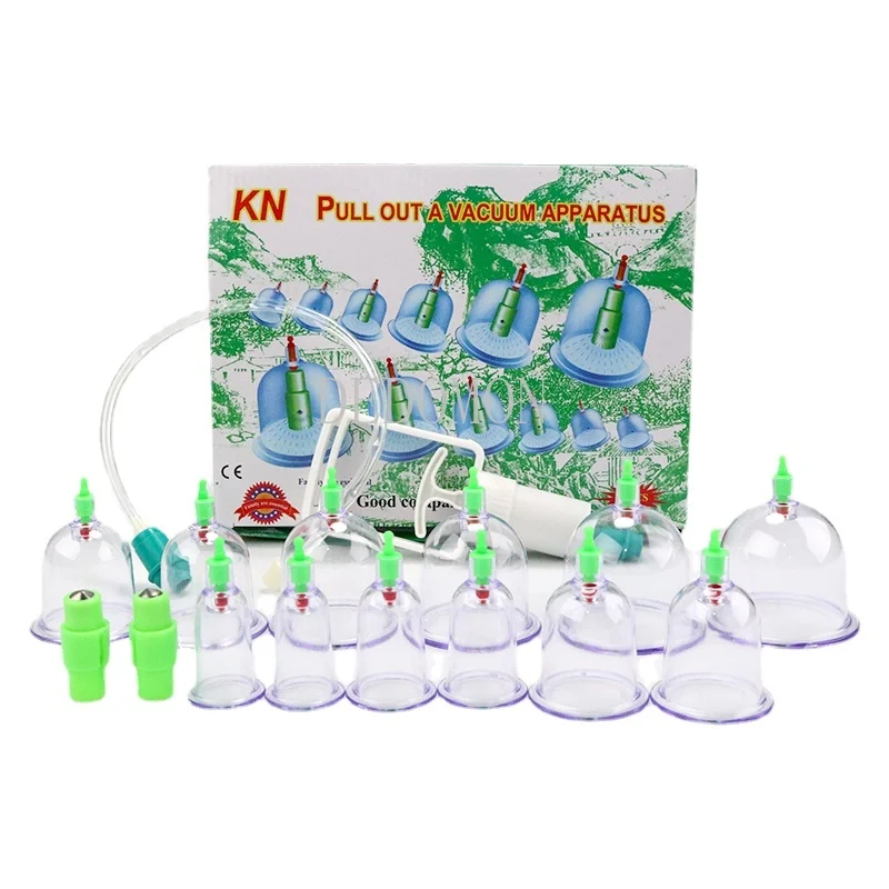 Купить Здоровье 6 12pcs Cups Medical Vacuum Cans Cupping Cup Cellulite Suction Cup Therapy
