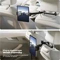 Telescopic Car Rear Pillow Phone Holder Tablet Rotating Holder Car Back Seat Stand Headrest Bracket Universal Holder Accessories