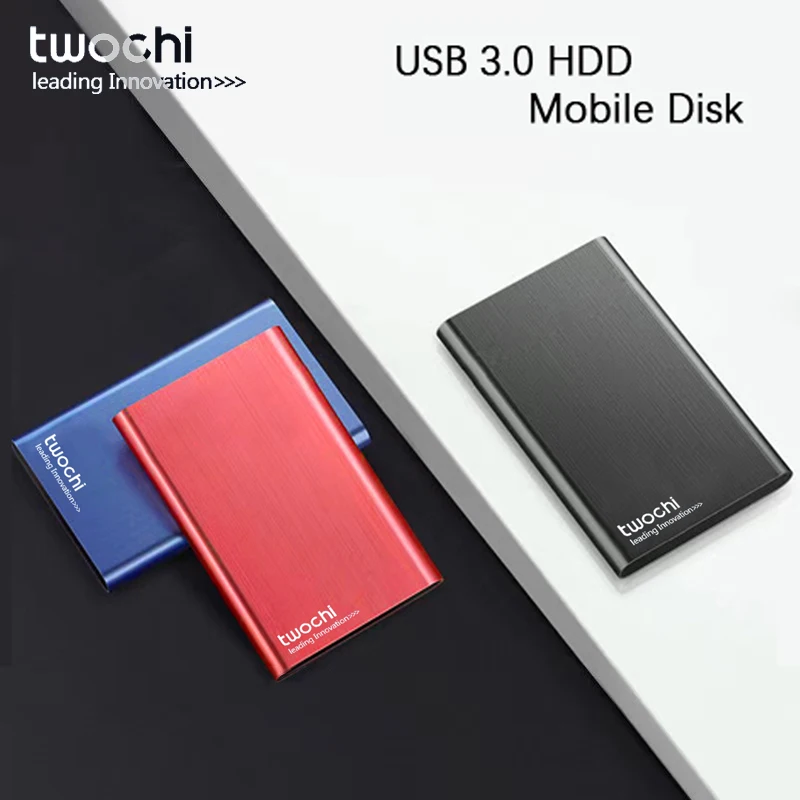 TWOCHI''2TB 1TB Super External Hard Drive Disk USB3.0 HDD Storage For PC, Mac,Tablet, Xbox, PS4,TV :Add Logo For Free Design-animated-img