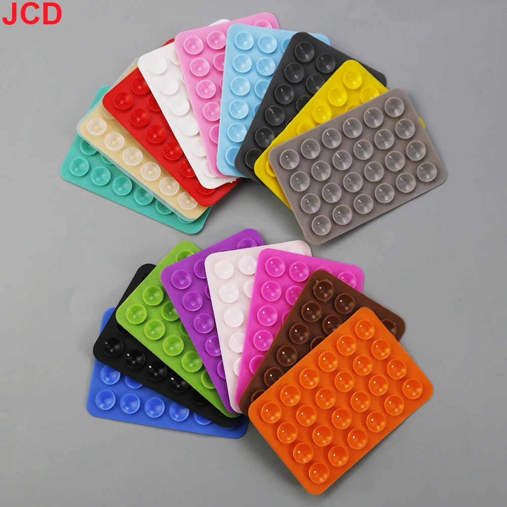 JCD 24 Square Thickened Silicone Suction Cup Suction Cups Mobile Phone Tablet Luggage Suction Cup Universal Charger Leather Case-animated-img