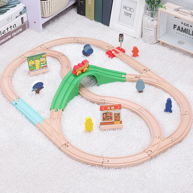 plastic train set