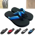 Hidden Penis Flops Spread Hap-Penis Quick- Dry Flip Flops Parody Penis Slippers Beach Flip Flops Summer Comfort Non Slip Sandal preview-1