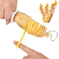 Protable Potato BBQ Skewers For Camping Chips Maker potato slicer Potato Spiral Cutter Barbecue Tools Kitchen Accessories