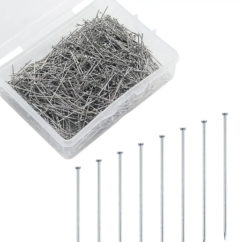 קנו אומנות, מלאכת יד, תפירה  1Box 26/35mm Stainless Steel Sewing Pins  Dressmaker Straight Suture Pins Fine Satin Head Pins Jewelry Making of  Sewing Tools