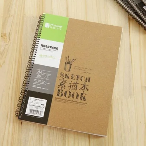 A3/A4/A5/8k/16k Sketchbook Thick Paper 160 GSM Notebook for painting DIY  Creative Practice Drawing Art School Supplies