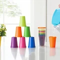 7pcs Rainbow Plastic Cups Set Reusable Water Mug Picnic Travel Trendy Funny Portable Rainbow Suit Cup Party Kids Drink Cup preview-2