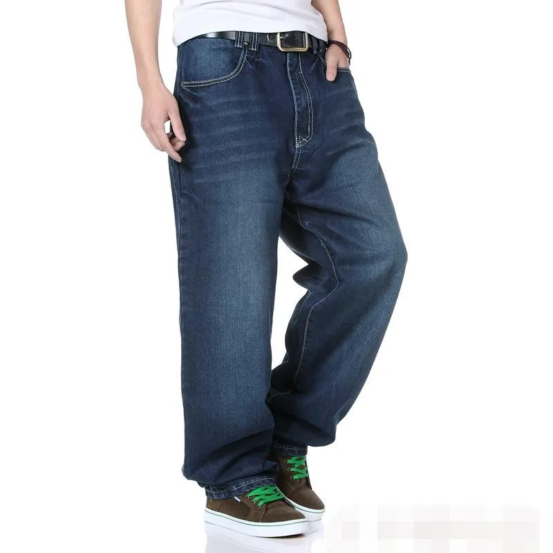 mens baggy loose fit jeans