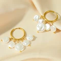 EILIECK 316L Stainless Steel Pearl Earrings For Women Fashion New Holiday Gift Gold Color Waterproof Ear JewelryBijoux Серьги preview-5