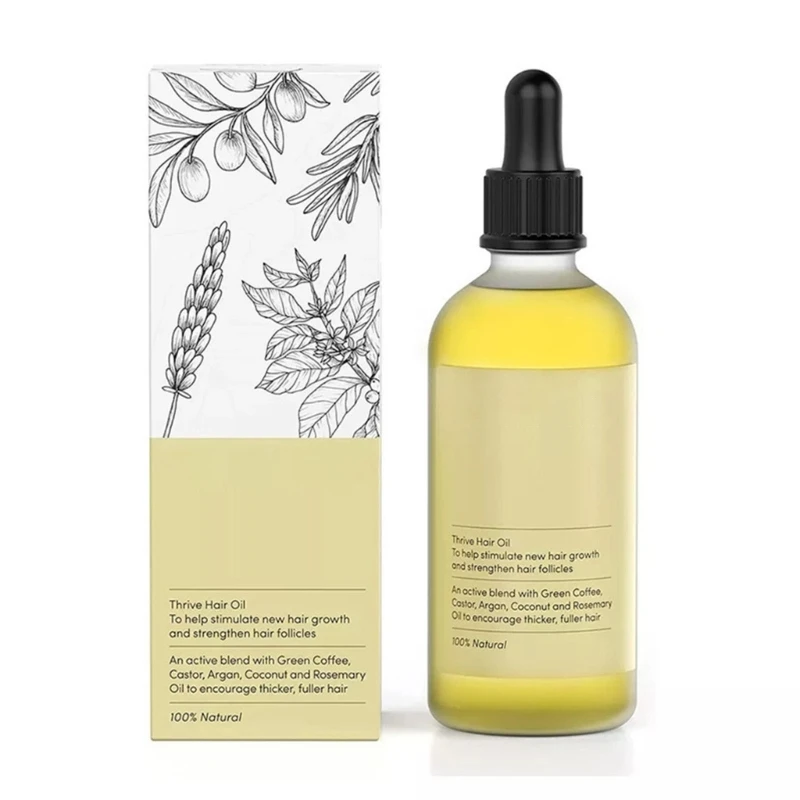 Hair Growth Essential Oil Rosemary Mint Hair Strengthening Oil Nourishing  Treatment for Split Ends and Dry
