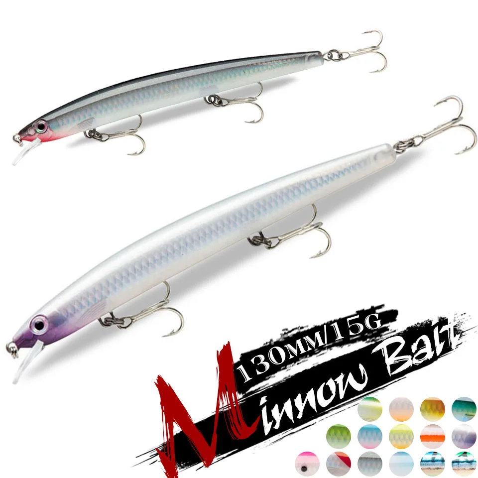 Hard Bait Minnow Lures 3D Artificial Minnow Fishing Lures Baits Realistic  Swimbait Bass Crankbait For Bass Trout Walleye Fishing