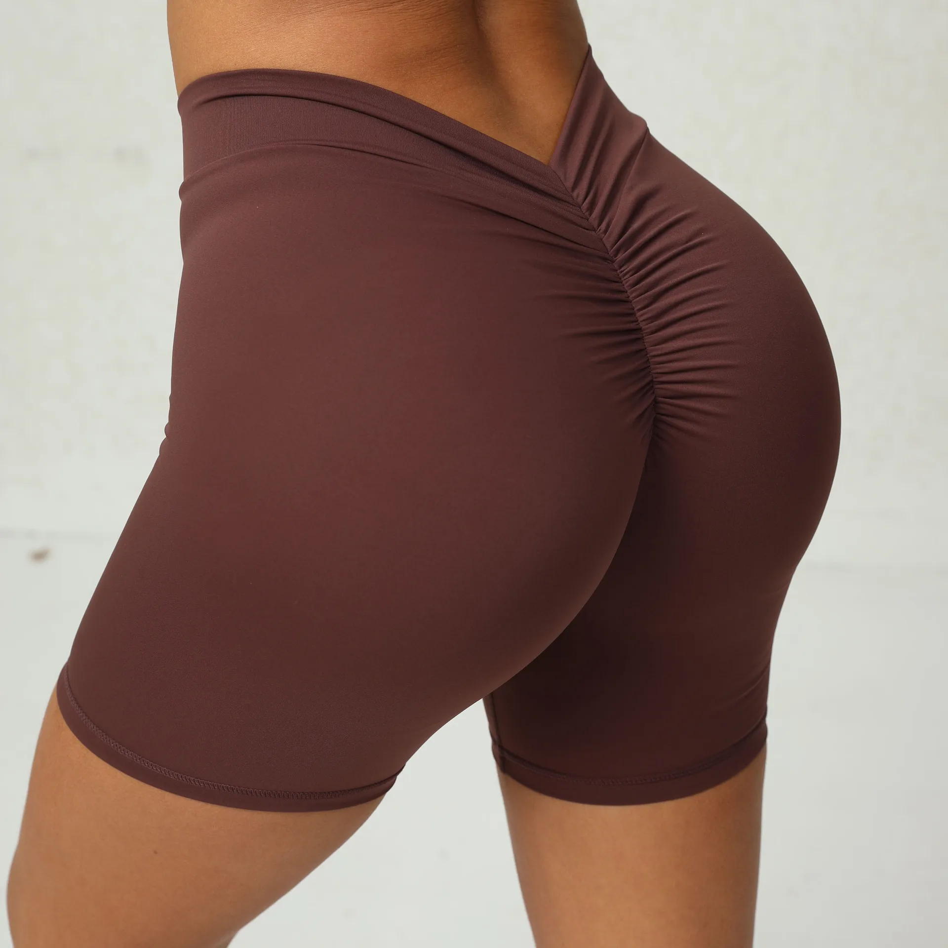 Sports Leggings For Women Gym Workout Tights Booty Scrunch Butt Yoga Pants  Jogging Trousers Nylon Bike Shorts