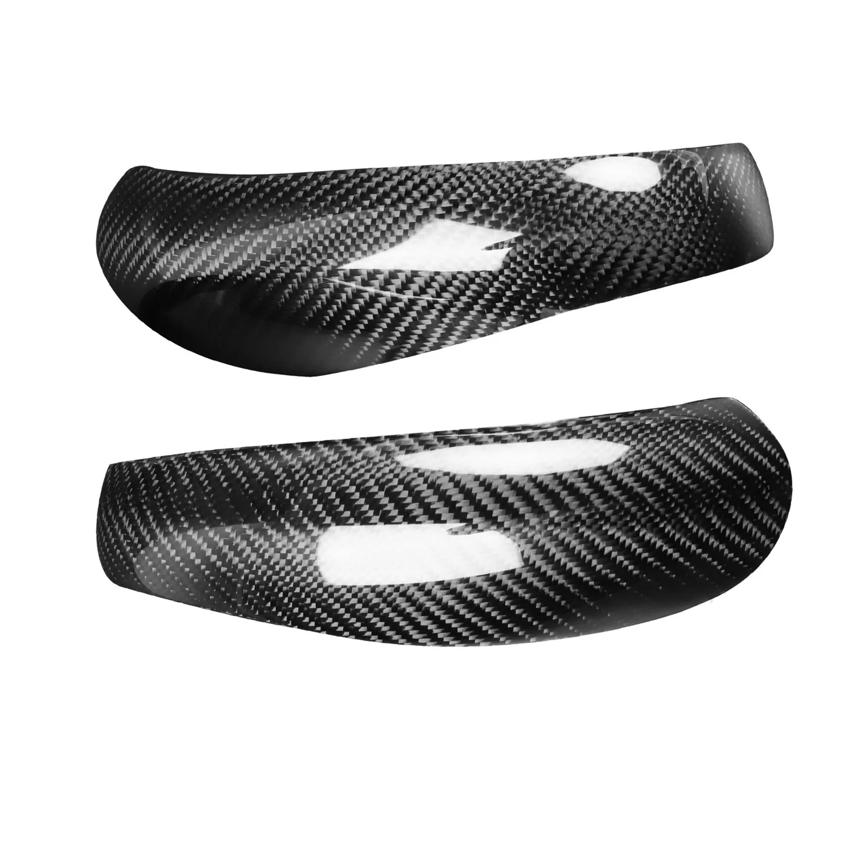 2Pcs Rearview Mirror Cover Add-on Carbon Fiber Cap Fit For-Porsche Boxster/Cayman 997 911 987 Car Side Mirror-animated-img