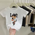 2023 Summer Fashion T-shirt  Cotton Children's Tee New Harajuku Boys T Shirt Girls Clothes Print Cartoon T Shirts Kids Clothes preview-3