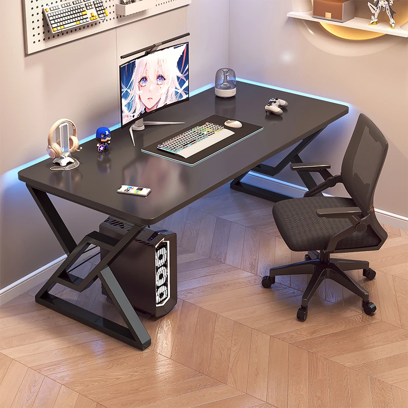 Light Luxury Wooden Computer Desks Desktop Gaming Table Bedroom Study Desks Home Student Writing Desk Simple Office Furniture-animated-img