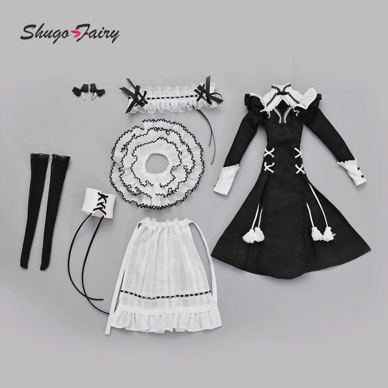 Shugafairy 1/4 Bjd Clothes Huagao Ethnic Costume BJD Accessories Ten Thousand Escape Plan Bjd Outfit-animated-img