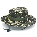 Camouflage Tactical Cap Boonie Hat Caps Camo Men Outdoor Sports Sun Bucket Cap Fishing Hiking Hunting Hats 60CM preview-4