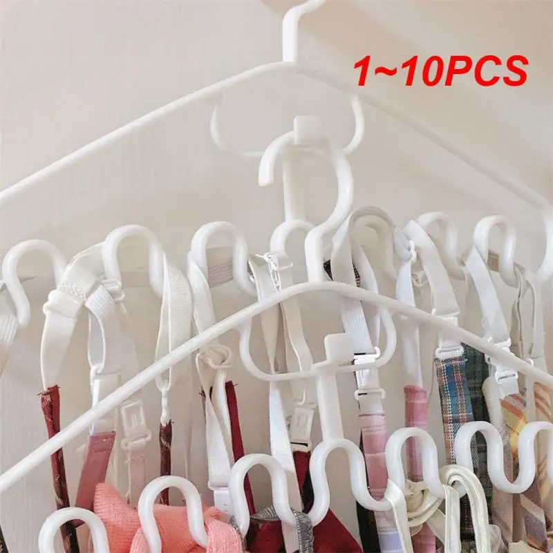 1~10PCS Waves Multi-port Support Hangers For Clothes Drying Rack Multifunction Plastic Clothes Rack Drying Hanger Storage-animated-img
