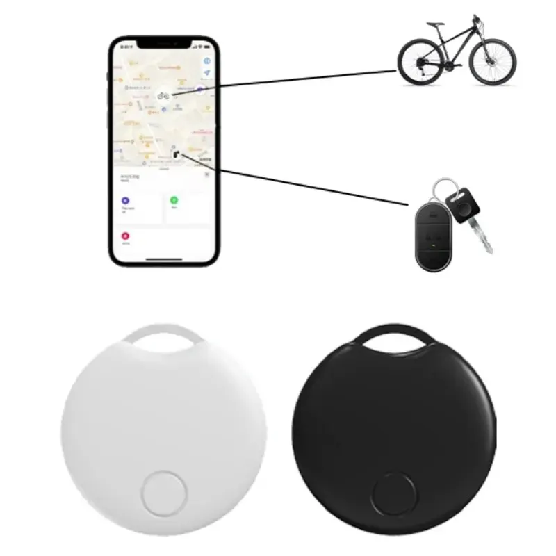 Bluetooth GPS Tracker for Air Tag Replacement Via Apple Find My to Locate Bag Bottle Card Wallet Bike Keys Finder MFI Smart ITag-animated-img