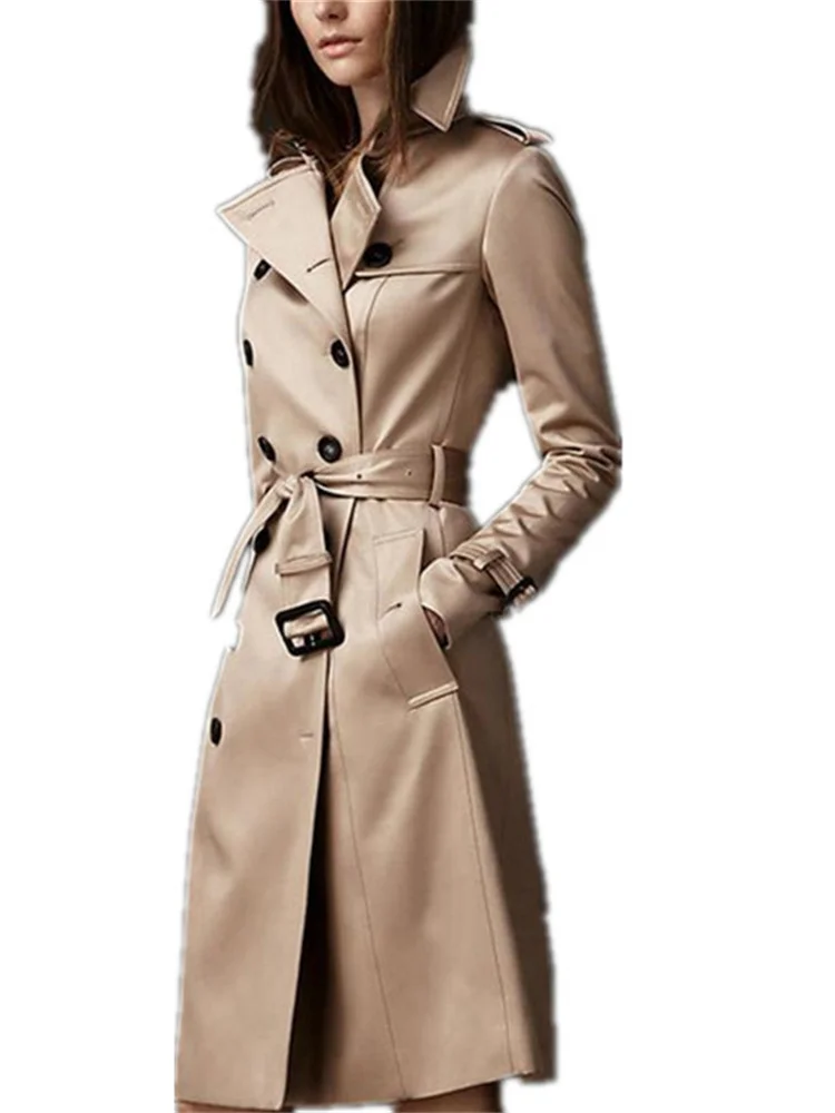 womens trench coat khaki