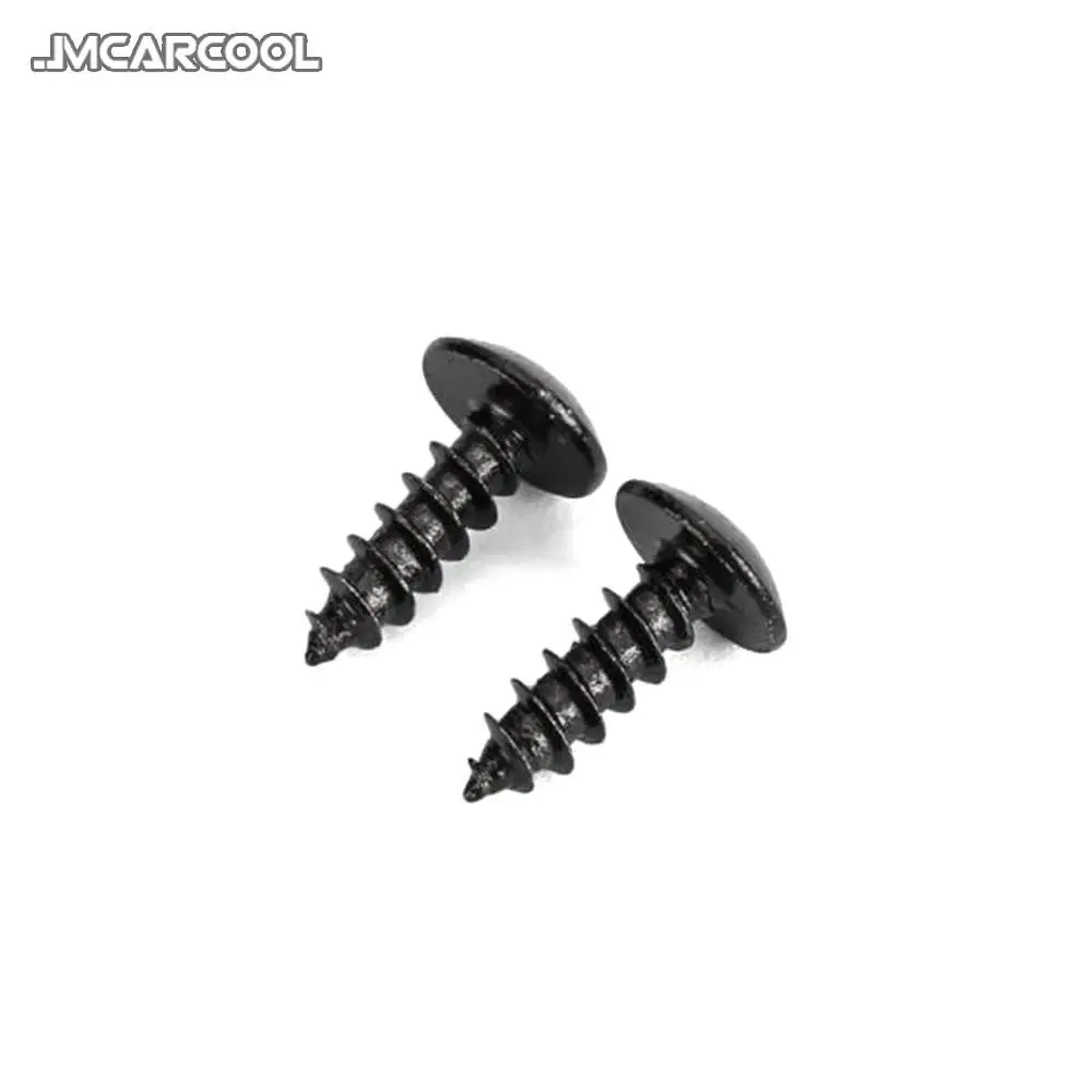 10 PCS For All Car Rear Lip Diffuser Wing Installation Screw Mushroom Black Carbon Steel Phillips Head Self-tapping Screws M4 M5-animated-img