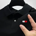 Men's Trendy Fashion Summer Streetwear T-Shirt Top Business Casual Polo Summer Collar POLO Short Sleeve preview-4