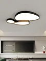 סלון מנורת תקרה מודרני הוביל נברשות תקרה לחדר אוכל חדר שינה נורדי פשוט קישוט הבית תאורת תקרה LED