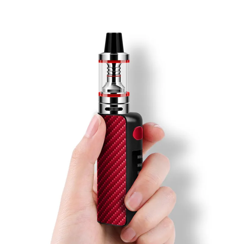 80W Vape Electronic Cigarettes E Hookah Pen Mini Vaporizer Mech Box Mod 1800mah Smoke Vaping Starter Kits 510 Metal Body Vapor