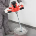 Electric Concrete Mixer Machine, 6 Speed Portable Handheld Cement Mortar Plaster Mixer Blender Paint Mixer Tool 1500W