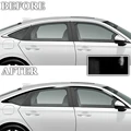 6pcs/set Car Sticker Side Window Vinyl For Honda For Civic Sedan 2022 2023 Car Exterior Decoration Auto Accessories preview-3