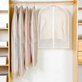 1PC Clothes Hanging Garment Dress Suit Coat Dust Cover Home Storage Bag Pouch Case Organizer Wardrobe Hanging Clothing