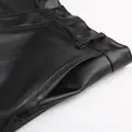 #2202 Faux Leather Pants Men Fashion Casual Plus Size 29-42 Motorcycle Trousers Men PU Leather Pants Black Straight High Quality preview-4