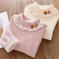 Warm Winter Turtleneck Kids Girl Sweater 1-9 Years Children Tops Boy Clothing Autumn Long sleeve knitted Pullovers Baby Clothes preview-1