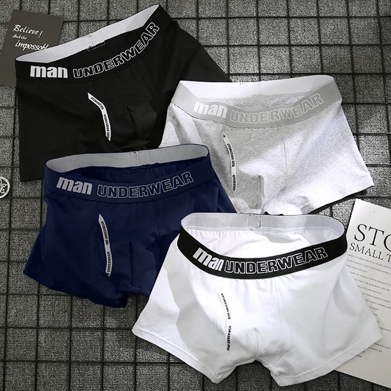 Men's Underwear Boxer Shorts Panties L-3XL Comfort Fashionable Loose Cotton  Underpants Flat Corner Mens Boxers Shorts Lingerie - AliExpress