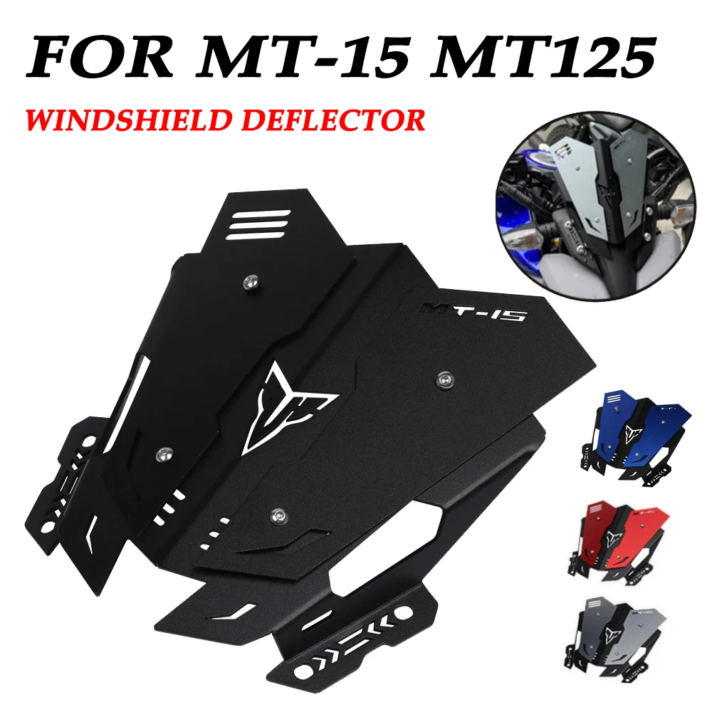 For Yamaha MT15 MT-15  MT125 MT-125 MT 15 125 Motorcycle Accessories Windshield WindDeflector Guard Windscreen Windproof Hood-animated-img