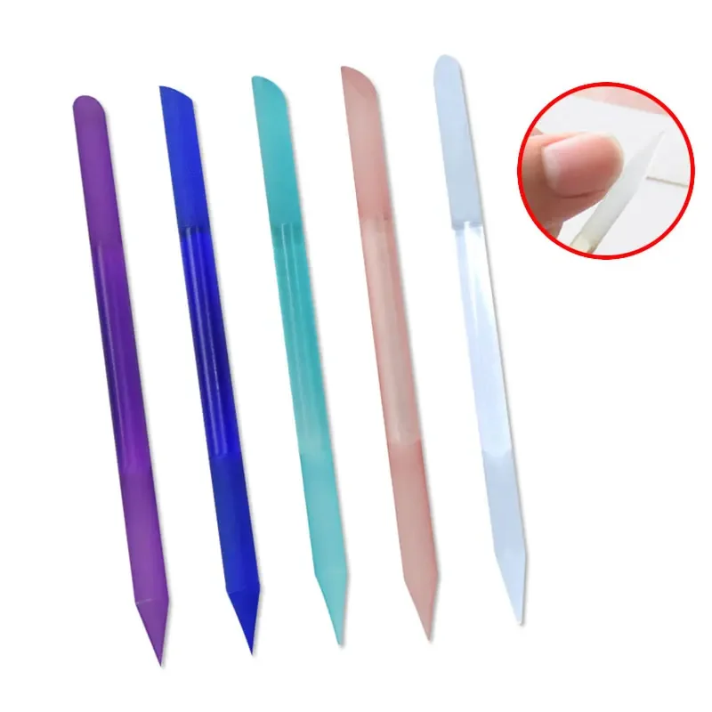 1Pcs Glass Cuticle Pusher Nail Manicure Stick Professional Precision Filing CuticleRemover PedicureForManicure Nails Accessories-animated-img