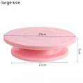 Plastic Cake turntable Kitchen Baking Tools set Decoration Accessories  Stand DIY Mold Rotating Stable Anti-skid Round Cake Table