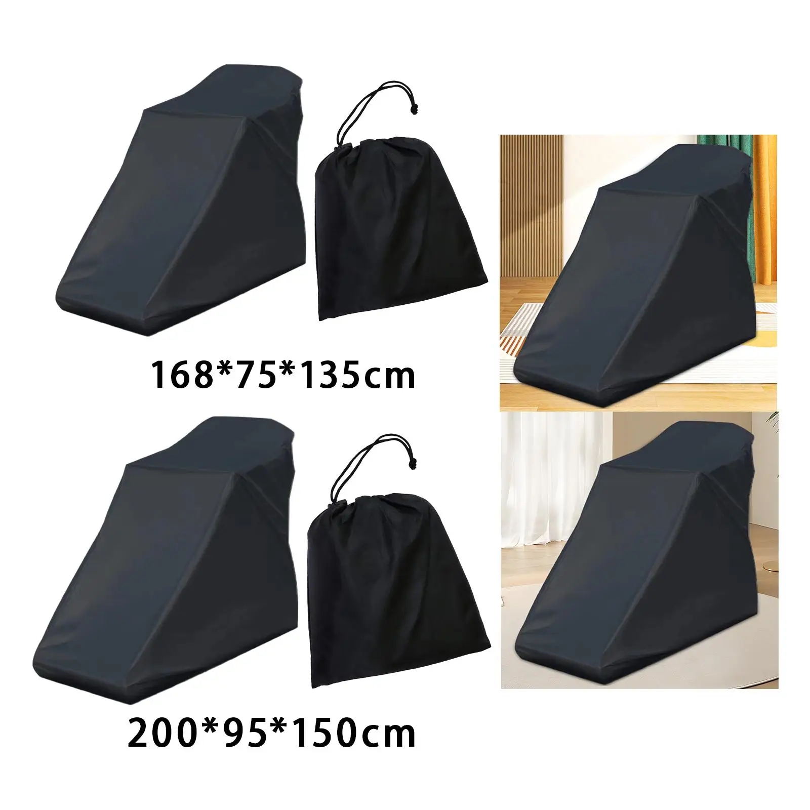 Treadmill Cover Running Machine Protective Cover Sun Protection with Drawstring-animated-img