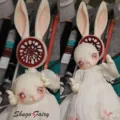 ShugaFairy Bjd Dolls 1/5 Moon White Halloween Rabbit Doll with Chomper Face Plate Tail Heart All in High Quality Doll Ball preview-1