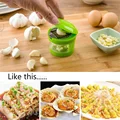 Garlic Grater Mini Portable ABS Stainless Steel Garlic Press Chopper Slicer Hand Presser Grinder Crusher Kitchen Tool preview-2