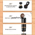 Portable Nespresso coffe maker Outdoor Travel Built-In Battery Extraction Powder Capsule Espresso Rechargeable Coffee Machine preview-4