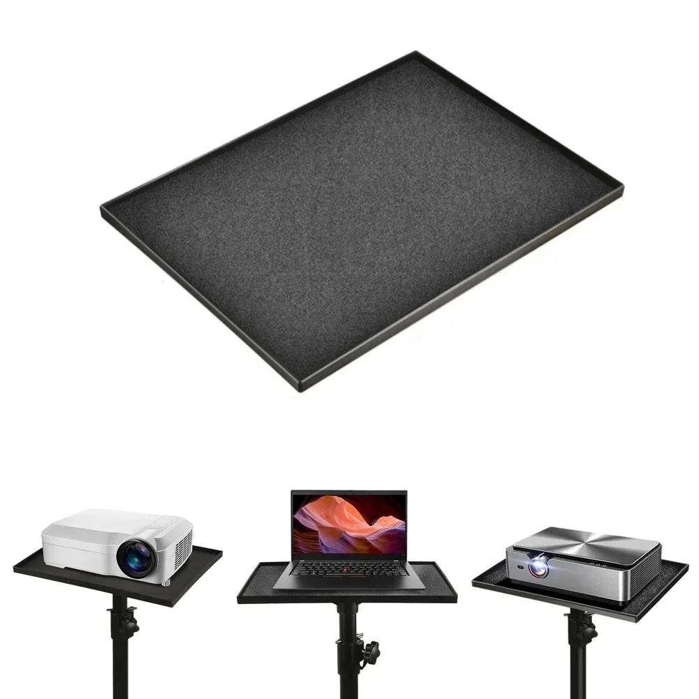 1 pc Tray Stand Projector 34x24 Cm(L*W) Tripod Stand Projectors Tray Platform Holder 1/4in Adapter For Laptop Bracket Parts-animated-img