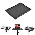 1 pc Tray Stand Projector 34x24 Cm(L*W) Tripod Stand Projectors Tray Platform Holder 1/4in Adapter For Laptop Bracket Parts