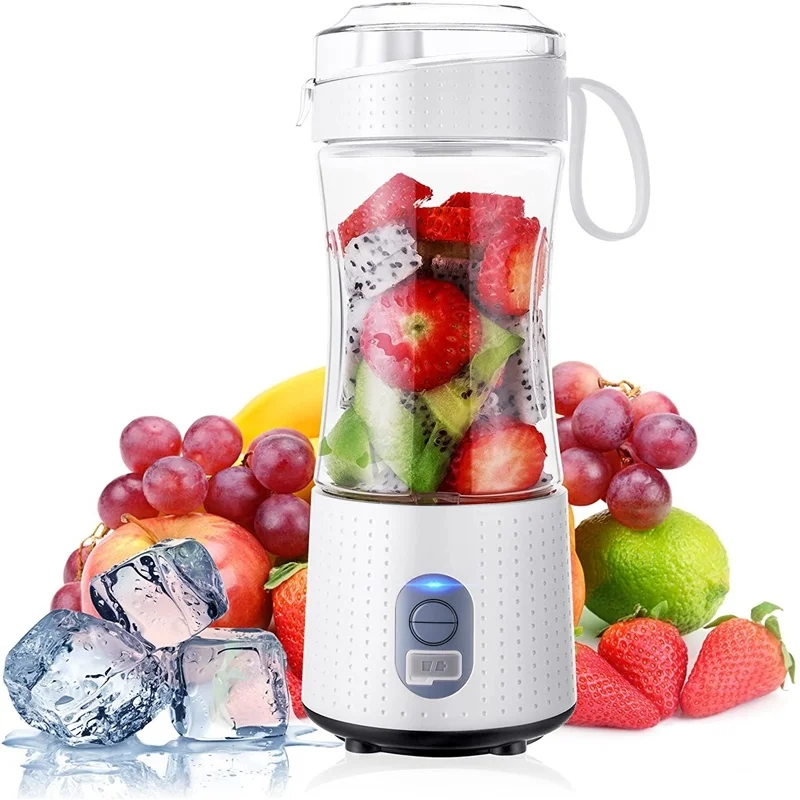 Portable Blender Personal Size Blender for Smoothies Juice and Shakes 4000mAh Mini Blender with Powerful Motor for Home&Travel-animated-img