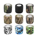 Elastic Stealth Tape Hunting Military Camouflage Tape Paintball Airsoft  Gun Rifle Shooting Stretch Bandage Camo Tape 3Pcs/lot