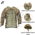 Bionic Leaf Hunting Ghillie suit Tactics Camouflage Cloak Hunting Uniform Clothes Breathable Mesh Airsoft Shooting Tactical Gear preview-2