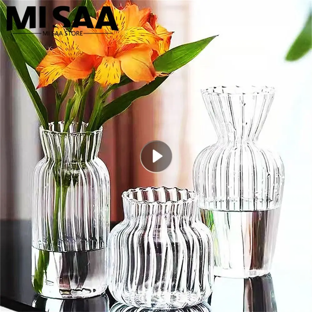 Table Decoration Decorative Fashionable Minimalist Hand Craft Smooth Eye-catching Table Centerpieces Centerpiece Glass Vase Vase-animated-img