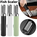 Electric Fish Scaler Remover Fish Scale Planer Cleaner Brush with Roller Blade Cordless Fishing Scale Scraper Seafood Tools