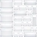 Clear Storage Box Multi-function Drawer Organizer Divider Dresser Sundries Bathroom Classification Plastic Storage Case
