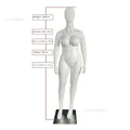 Plus Size Women's Clothing Mannequins Fiberglass Props Female Full Body Sports Mannequin Fat Woman Mannequin Display Stand preview-5